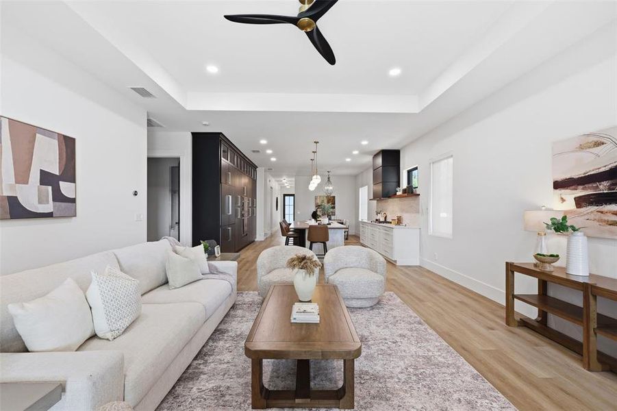 Furnished interior view inside a new home in , Tampa (Image 21).