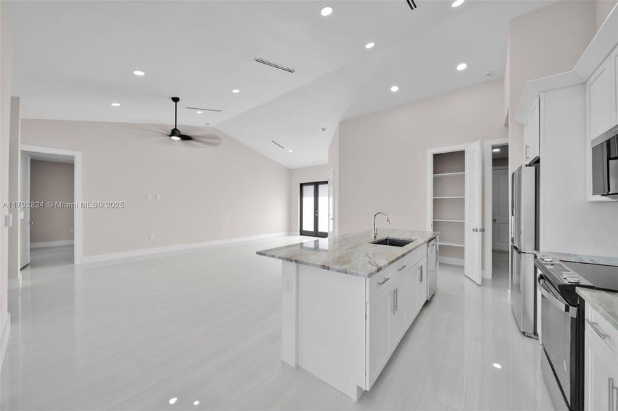 Spacious, unfurnished interior of a new home in , Cape Coral (Image 18). Spacious, unfurnished interior of a new home in , Cape Coral (Image 18).