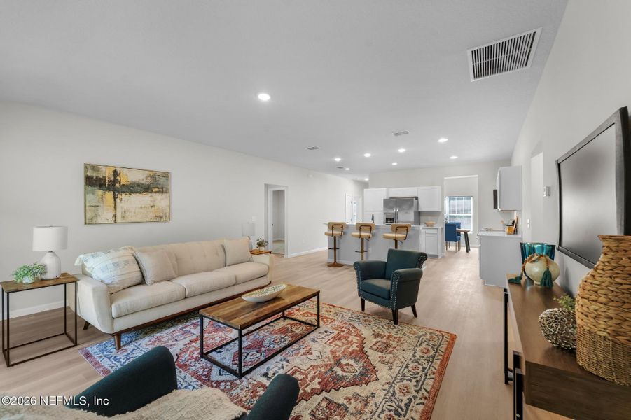 Furnished interior view inside a new home in , Jacksonville (Image 17).