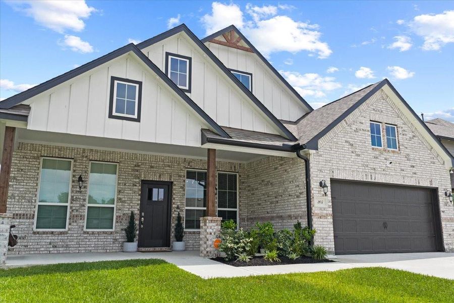 Front exterior of a new home in , Anahuac, TX, highlighting curb appeal (Image 24).