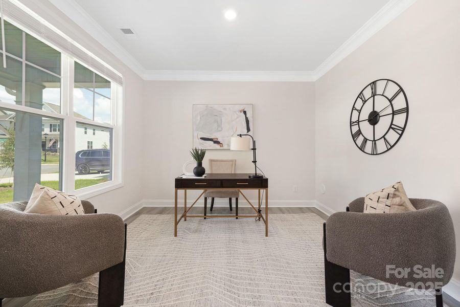 Furnished interior view inside a new home in Sylvan Creek, Denver (Image 31).