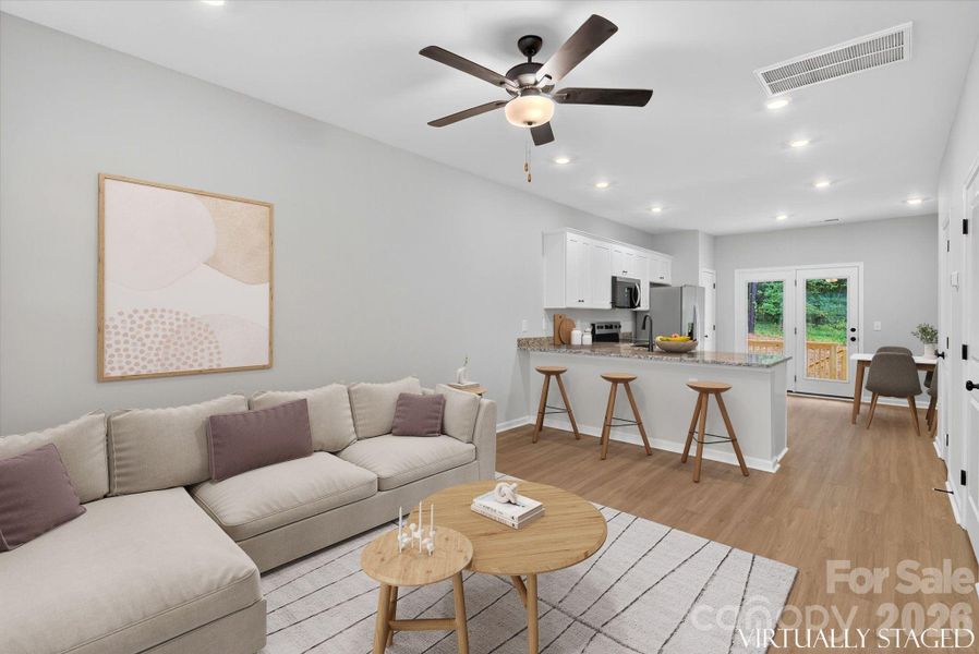 Furnished interior view inside a new home in Rhyne Court, Gastonia (Image 6).