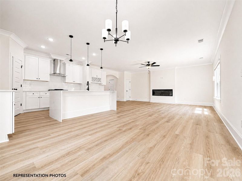 Spacious, unfurnished interior of a new home in , Charlotte (Image 21).