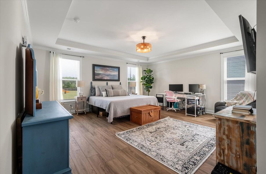 Furnished interior view inside a new home in The Enclave at French Quarter Creek, Huger (Image 32).