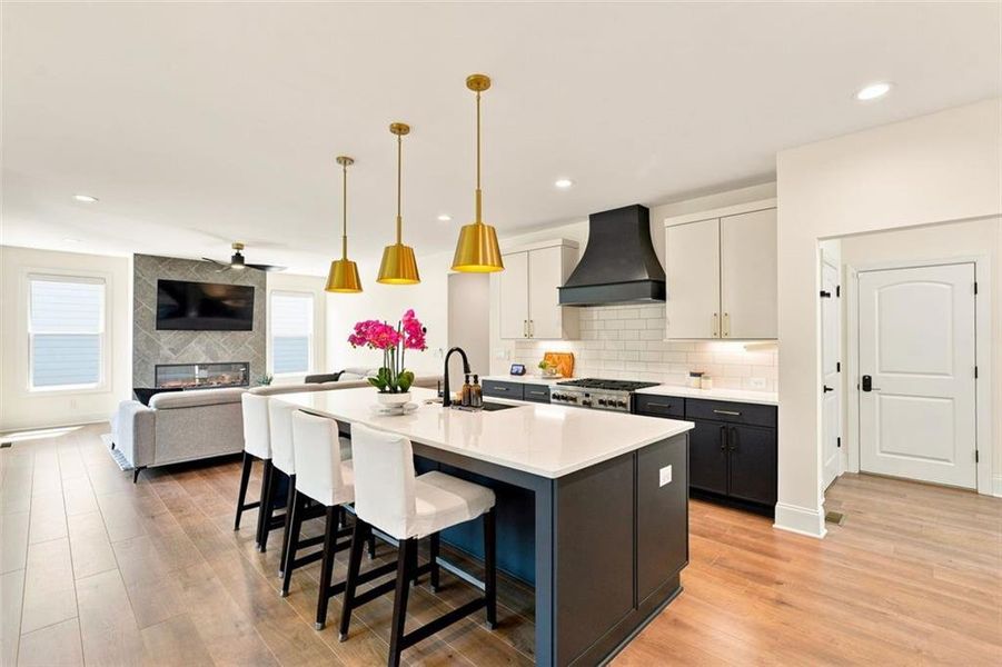 Furnished interior view inside a new home in , Woodstock (Image 8).