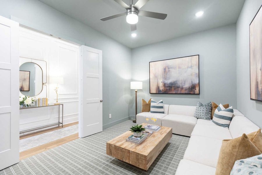 Representative Entertainment Room - some options shown