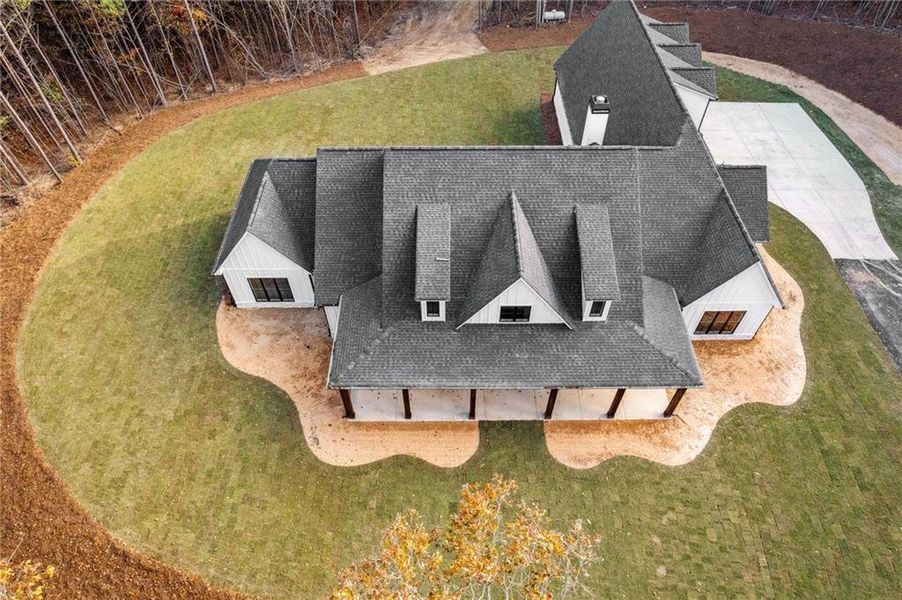Front exterior of a new home in , Dallas, GA, highlighting curb appeal (Image 28). Front exterior of a new home in , Dallas, GA, highlighting curb appeal (Image 28).