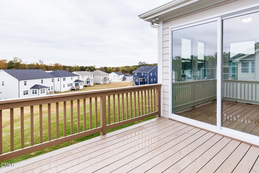 Deck off sunroom