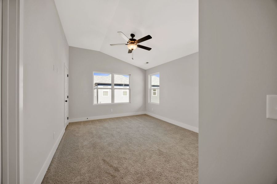 Representative unfurnished interior of a home built from the Gayle by Parkside Builders in The Parks of Mill Town, Chattanooga (Image 24). Representative unfurnished interior of a home built from the Gayle by Parkside Builders in The Parks of Mill Town, Chattanooga (Image 24).