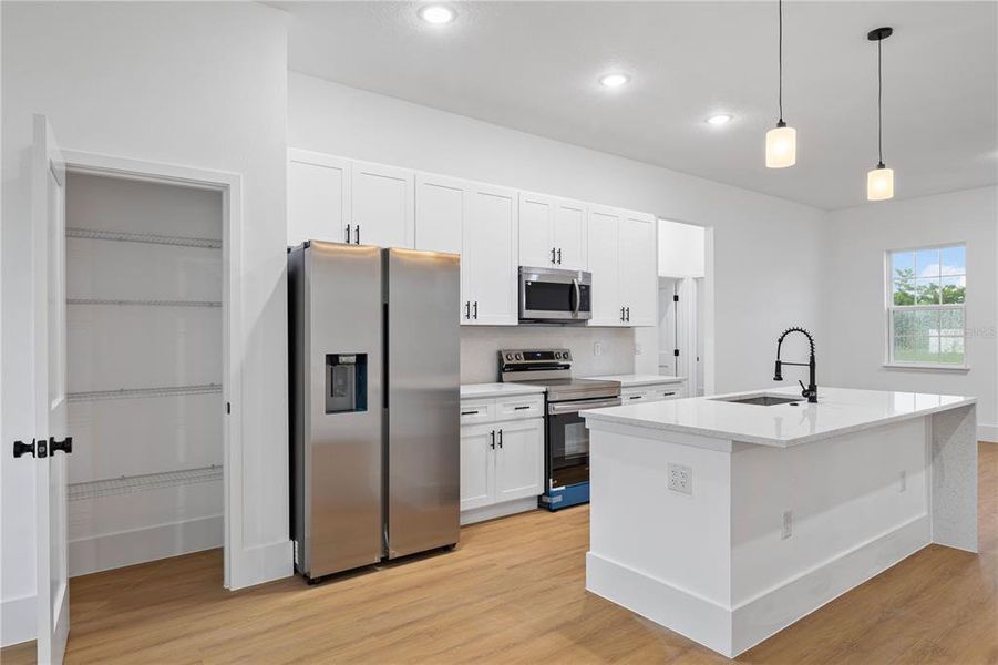 Furnished interior view inside a new home in , Ocala (Image 6).