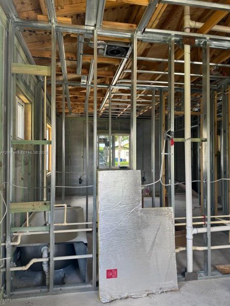 In-progress construction of a new home in , Miami Gardens, FL (Image 3).