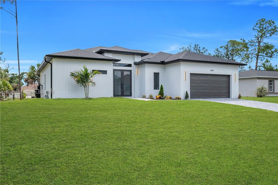 Front exterior of a new home in , North Port, FL, highlighting curb appeal (Image 19).