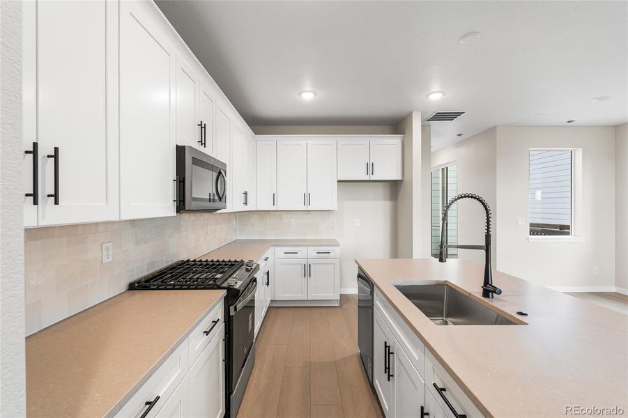 Furnished interior view inside a new home in Barefoot Village, Longmont (Image 5).