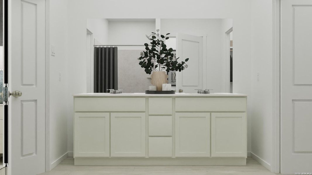 Furnished interior view inside a new home in Blossom Ranch, San Antonio (Image 8).