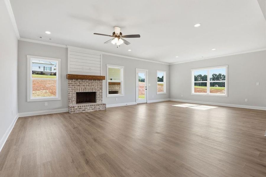 Spacious, unfurnished interior of a new home in , Monroe (Image 16).