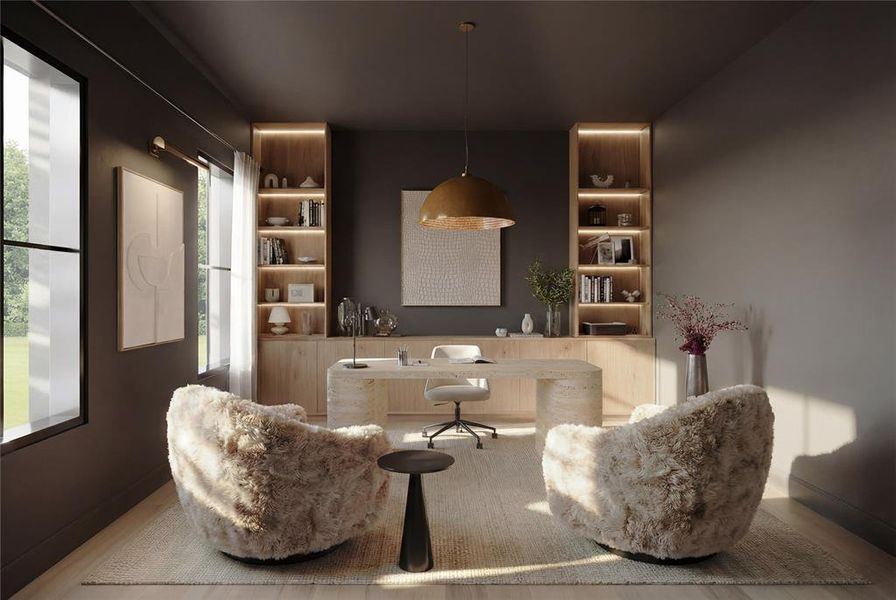 Furnished interior view inside a new home in , Dallas (Image 3). Furnished interior view inside a new home in , Dallas (Image 3).