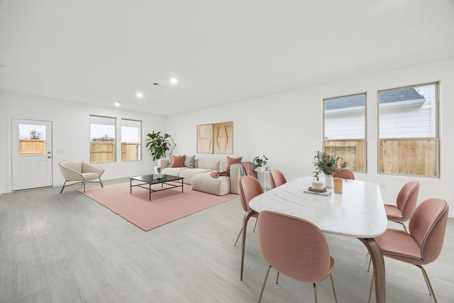Furnished interior view inside a new home in Crosby Farms, Crosby (Image 7).
