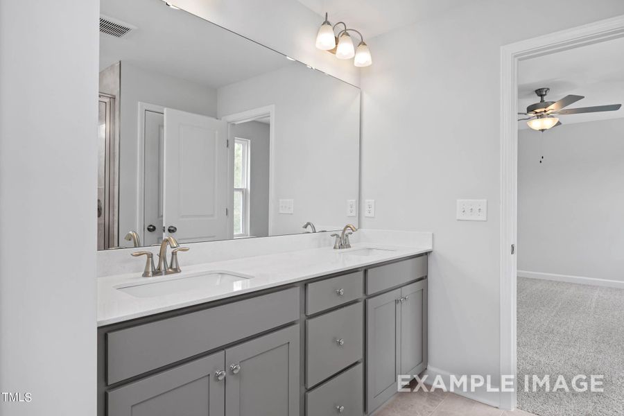 Furnished interior view inside a new home in Gregory Village, Lillington (Image 22).