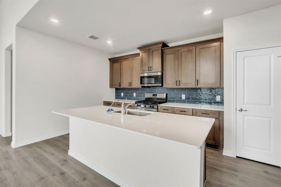 Furnished interior view inside a new home in The Landing at Hidden Lakes, McKinney (Image 9).