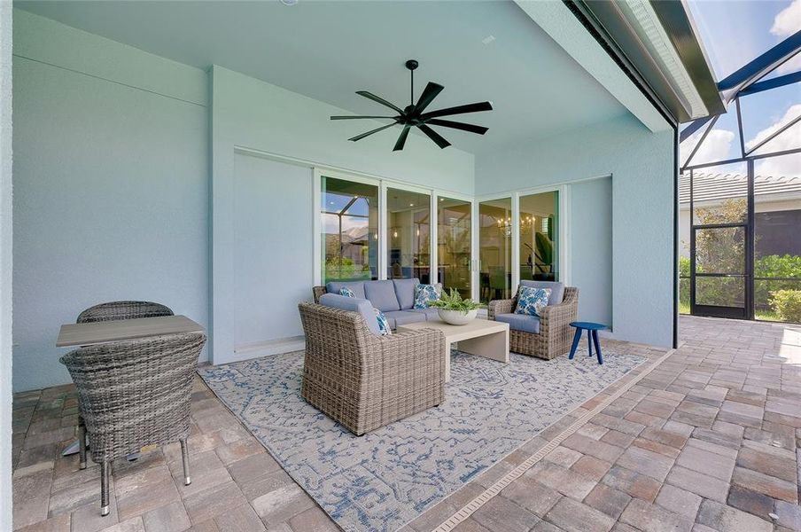 Exterior details and patio area of a home in , Englewood (Image 32).
