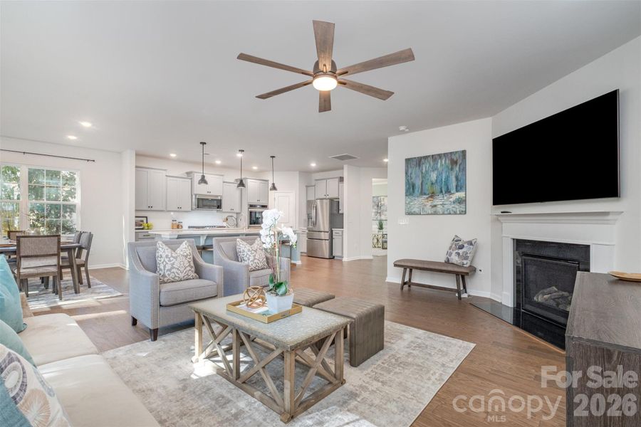 Furnished interior view inside a new home in , Charlotte (Image 12).