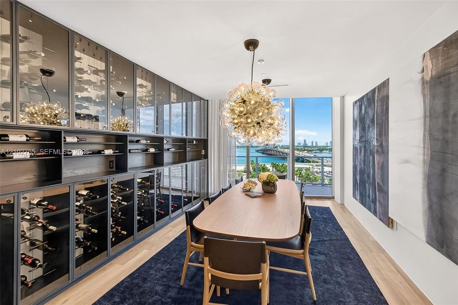 Furnished interior view inside a new home in , Miami (Image 19).