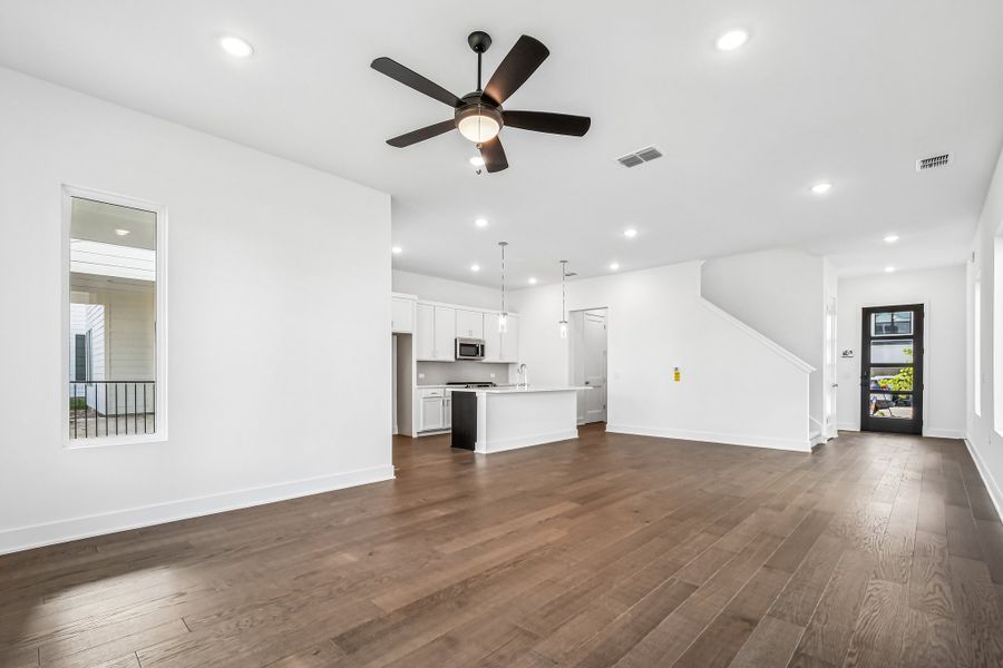 Spacious, unfurnished interior of a new home in Novel, Austin (Image 12). Spacious, unfurnished interior of a new home in Novel, Austin (Image 12).