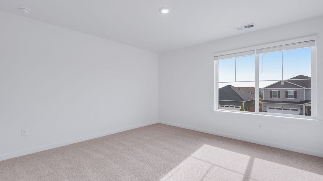Spacious, unfurnished interior of a new home in Trails at Crowfoot, Parker (Image 16). Spacious, unfurnished interior of a new home in Trails at Crowfoot, Parker (Image 16).