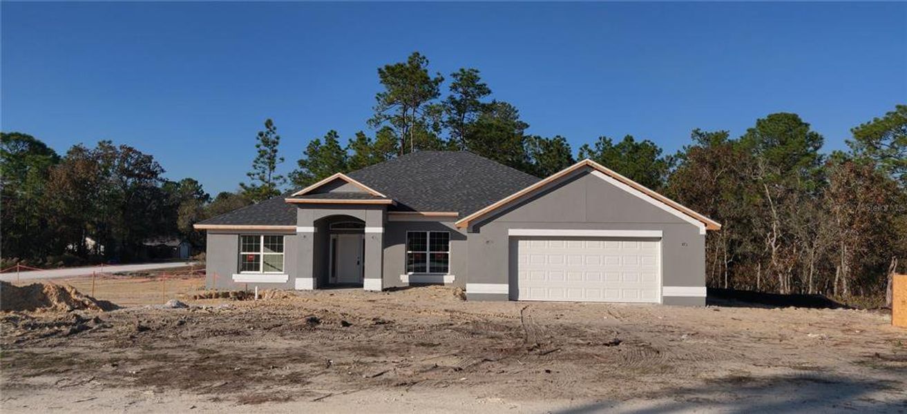 In-progress construction of a new home in Royal Highlands, Weeki Wachee, FL (Image 3).