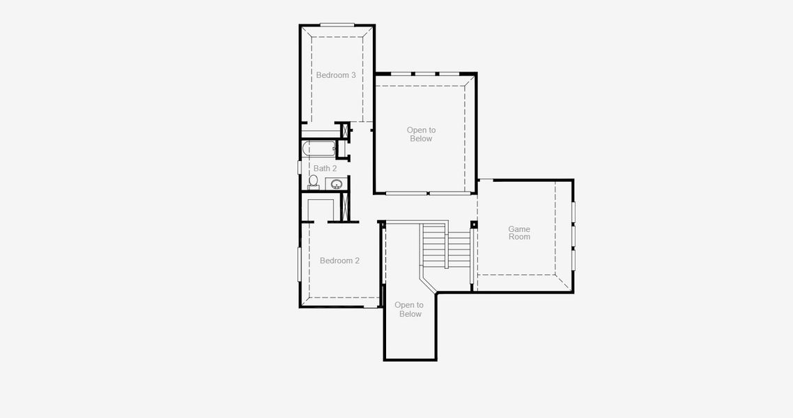 2D floor plan layout for the Justin - 50 Homesites by Coventry Homes in Two Step Farm, Montgomery, TX (Image 4). 2D floor plan layout for the Justin - 50 Homesites by Coventry Homes in Two Step Farm, Montgomery, TX (Image 4).