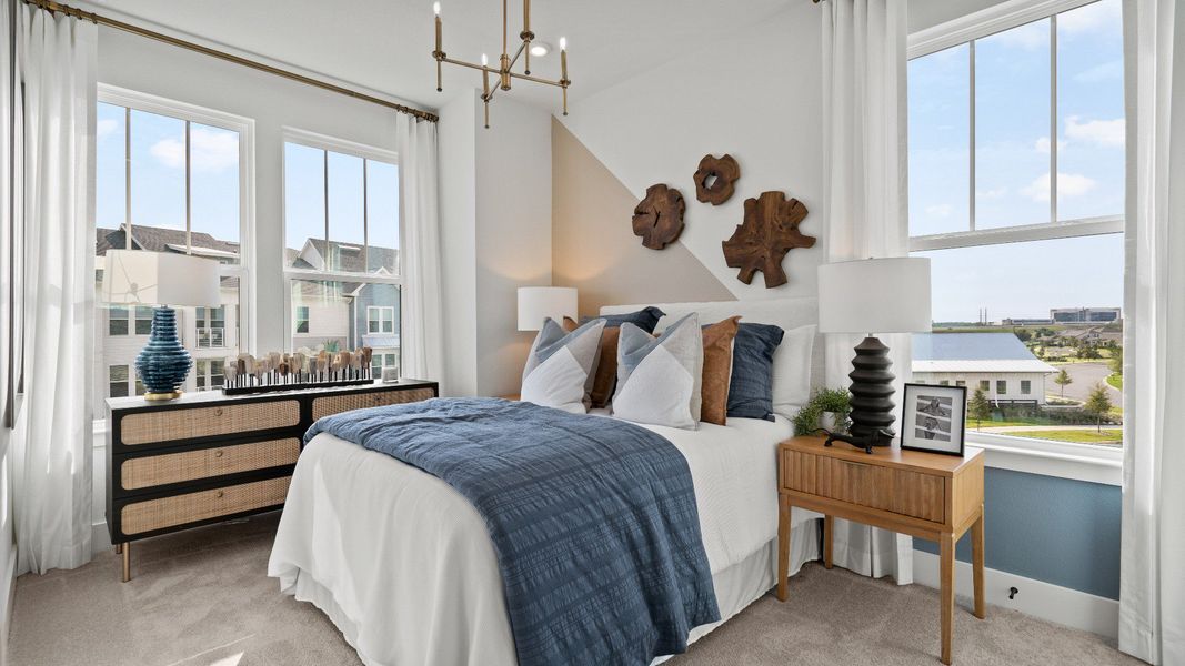 Furnished interior view inside a new home in Parkview at Hamlin, Winter Garden (Image 38).