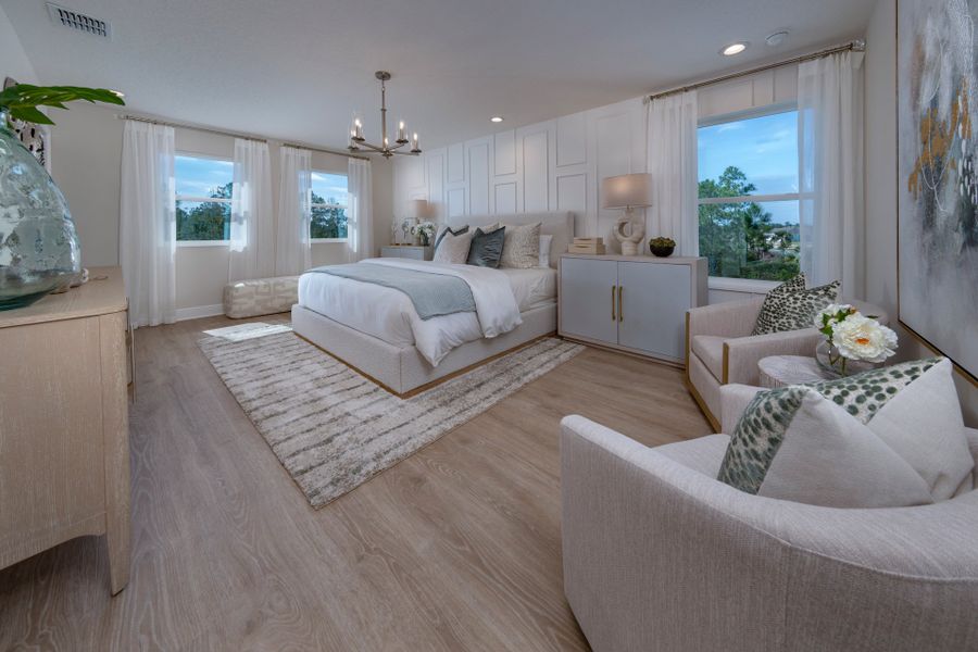 Sims primary bedroom