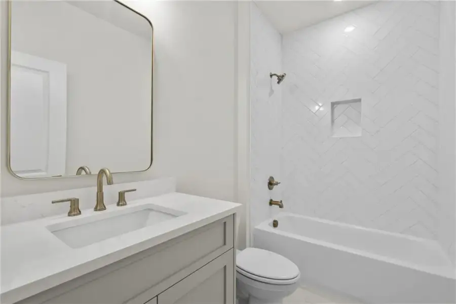 Furnished interior view inside a new home in Waterside Single Family, Peachtree Corners (Image 9). Furnished interior view inside a new home in Waterside Single Family, Peachtree Corners (Image 9).