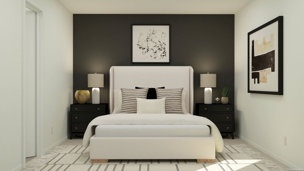 Furnished interior view inside a new home in Stone Garden, Elmendorf (Image 3).