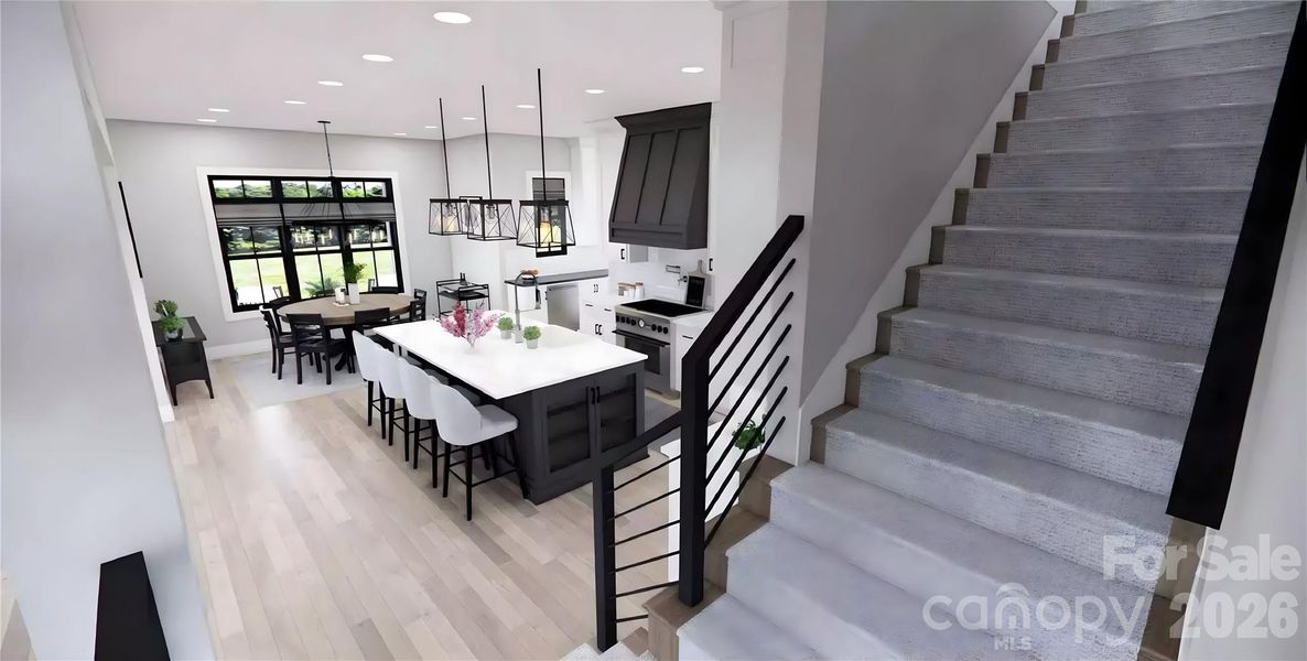 Furnished interior view inside a new home in , Mooresville (Image 11).