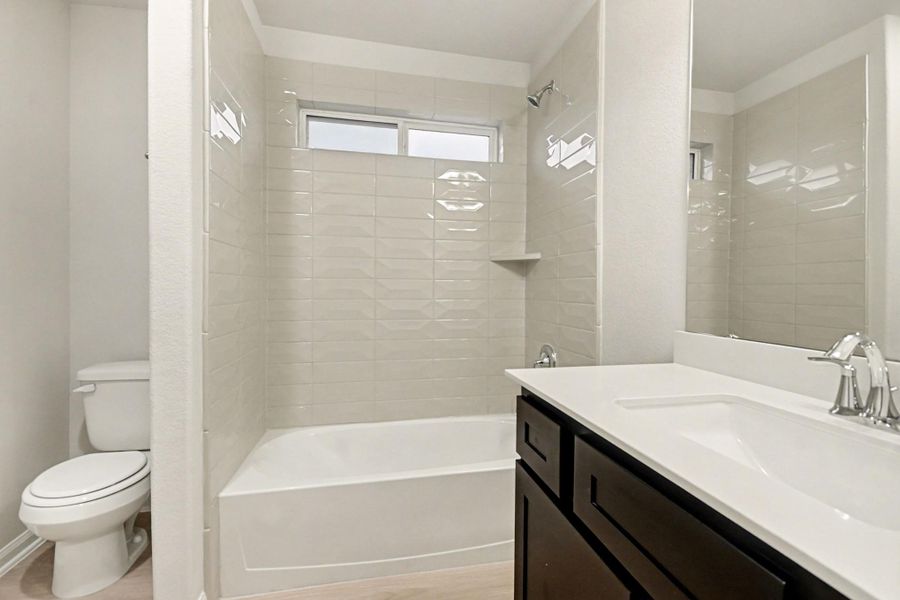 Furnished interior view inside a new home in , Bay City (Image 7). Furnished interior view inside a new home in , Bay City (Image 7).