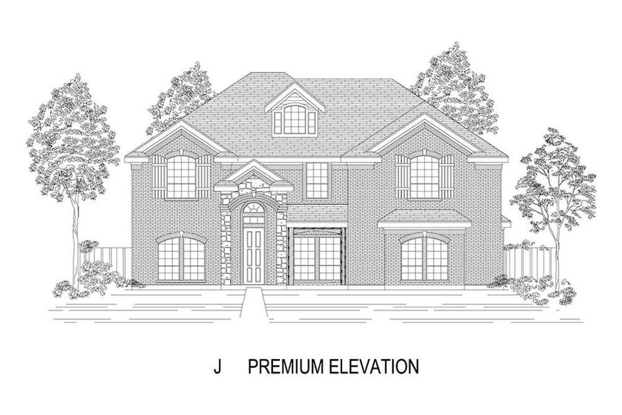 Representative rendering of the exterior for the Remington 2FS (w/Media) by First Texas Homes (Image 14). Representative rendering of the exterior for the Remington 2FS (w/Media) by First Texas Homes (Image 14).