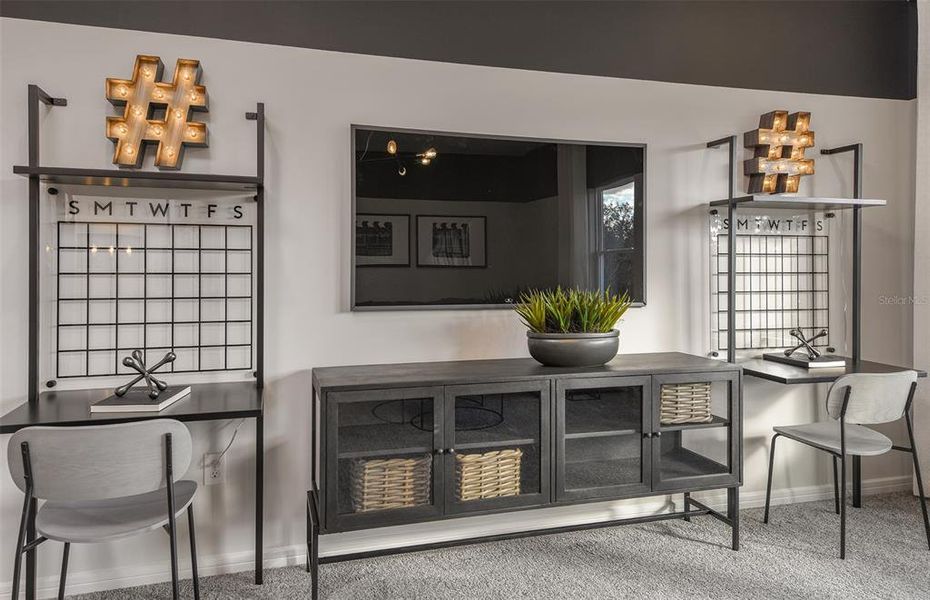 Furnished interior view inside a new home in Caldera, Spring Hill (Image 7). Furnished interior view inside a new home in Caldera, Spring Hill (Image 7).