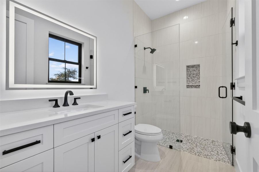 Furnished interior view inside a new home in , Johnson City (Image 9).