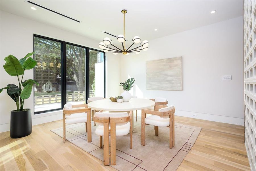 Furnished interior view inside a new home in , Dallas (Image 6).