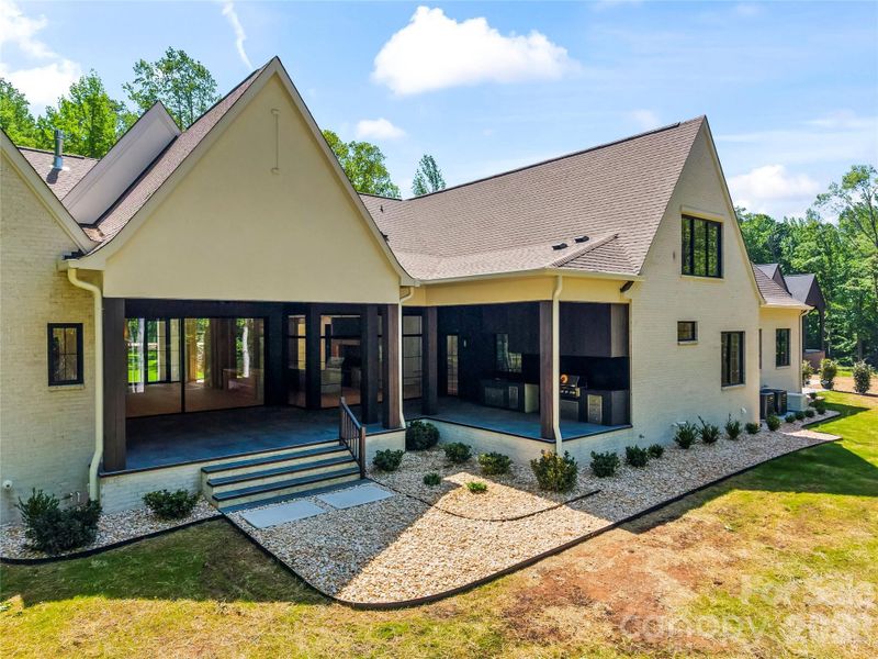Exterior details and patio area of a home in , Indian Land (Image 27).