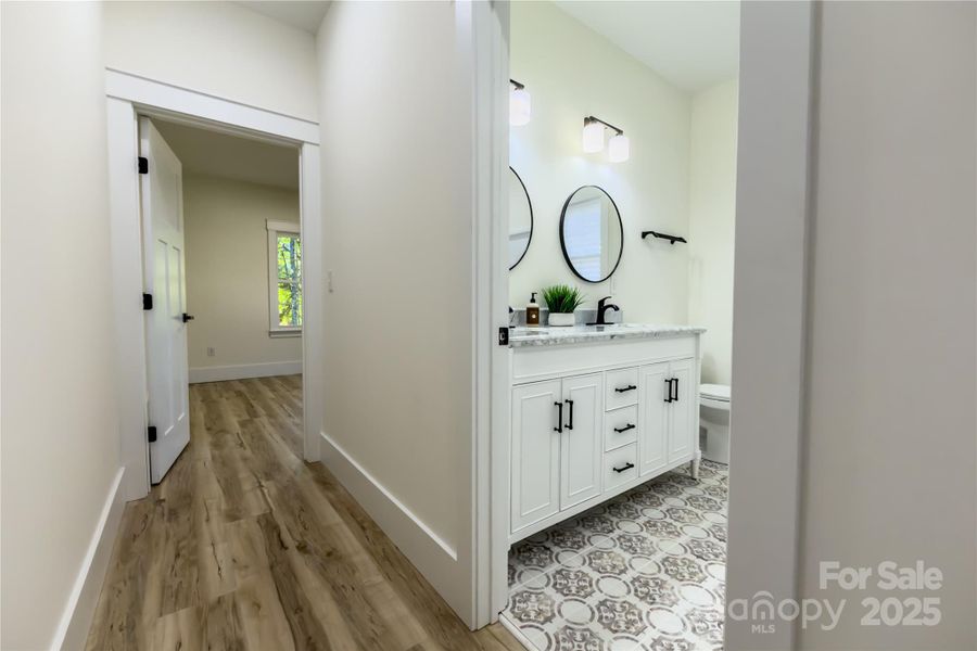 Furnished interior view inside a new home in , Hickory (Image 27).