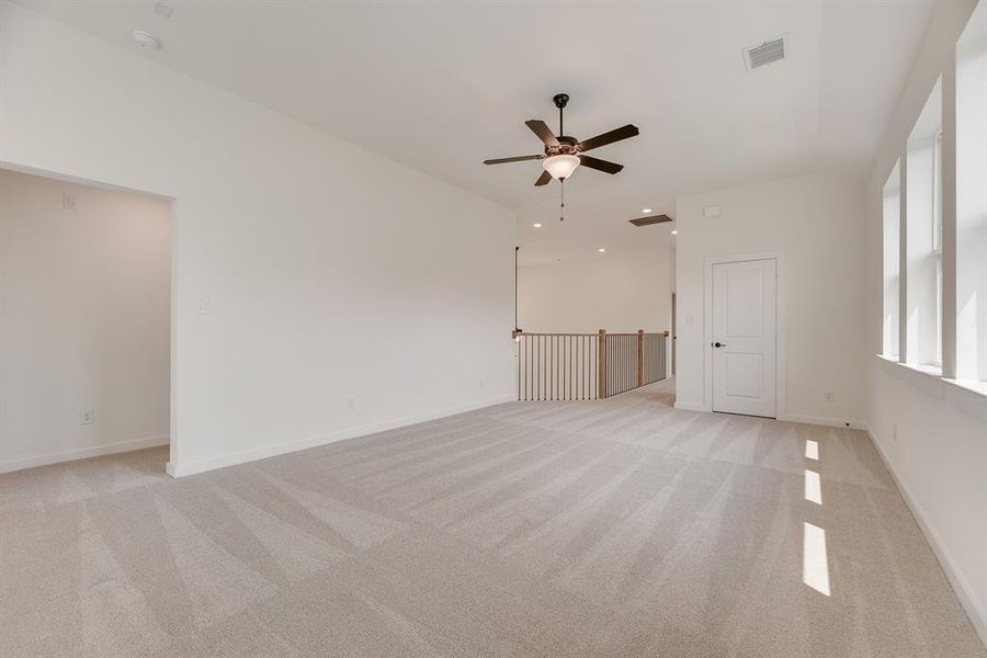 Spacious, unfurnished interior of a new home in Light Farms Brenham - 40' Lots, Celina (Image 38).