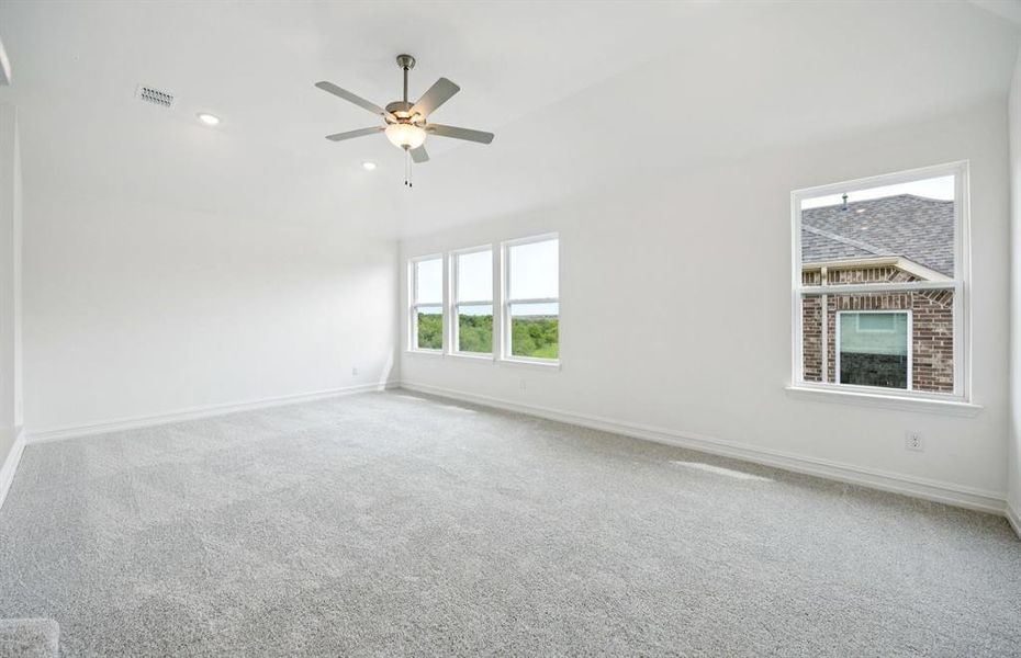 Game room on second floor