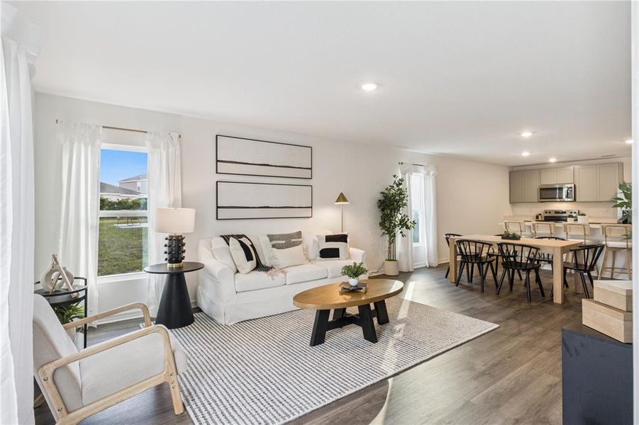 Furnished interior view inside a new home in , Lake Wales (Image 21).