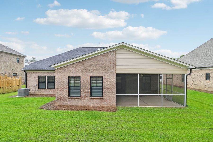 Representative exterior photo of a completed home built from the Carol II by Great Southern Homes in The Cove, Sumter, SC (Image 18).