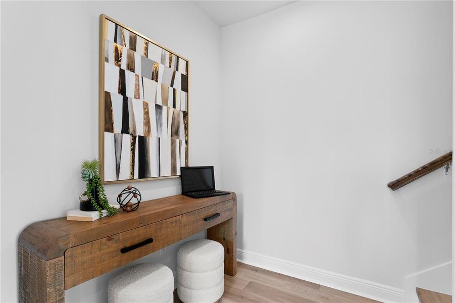 Furnished interior view inside a new home in , Tampa (Image 39).