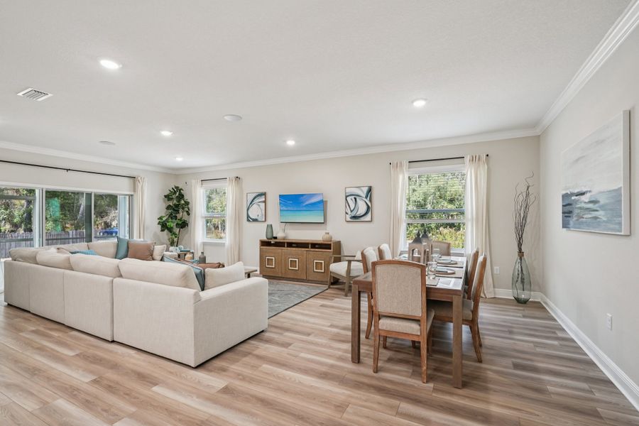 Furnished interior view inside a new home in Oakhaven Walk, Gainesville (Image 12).