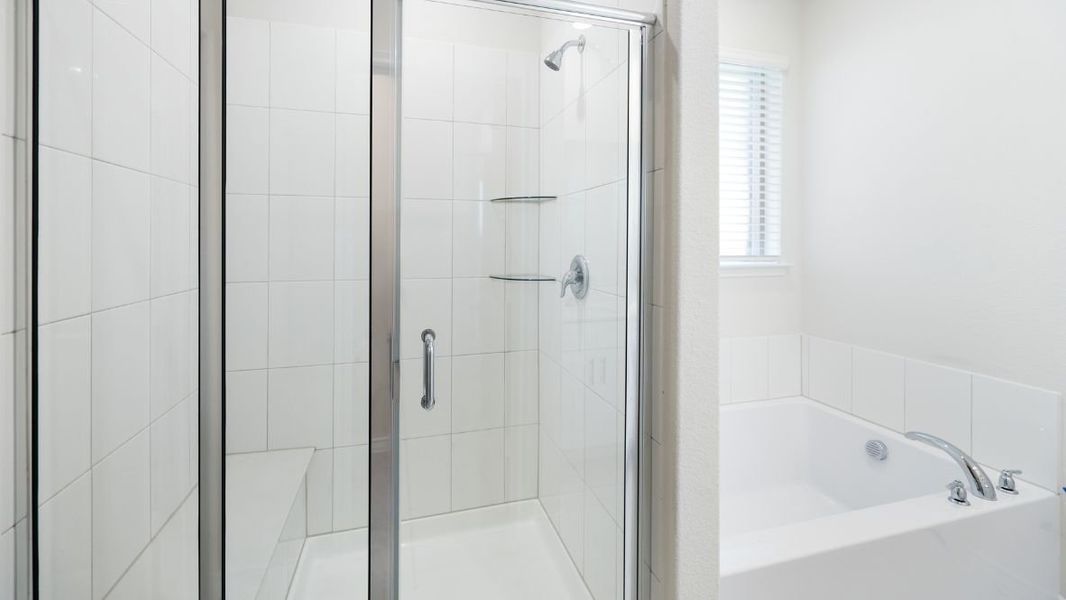 Representative furnished interior of a home built from the Burrow by D.R. Horton in The Landing at Hidden Lakes, McKinney (Image 10).