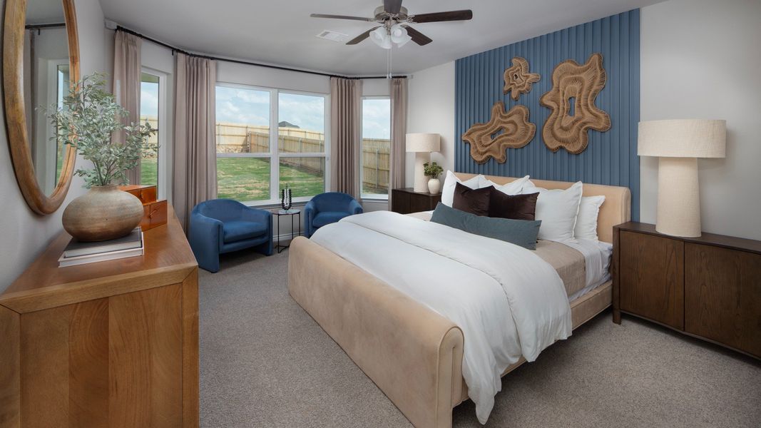 Representative furnished interior of a home built from the The Campbell by Legend Homes in Retreat at Fossil Creek, Fort Worth (Image 10).